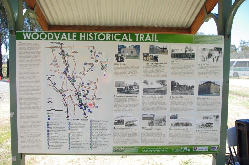 The Historical Trail Sign, Woodvale Recreation Reserve