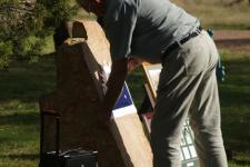 Godfrey Unveilling the Plaque 1